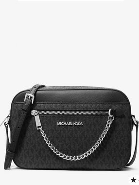 MICHAEL Michael Kors Jet Set Large Logo Crossbody NWT